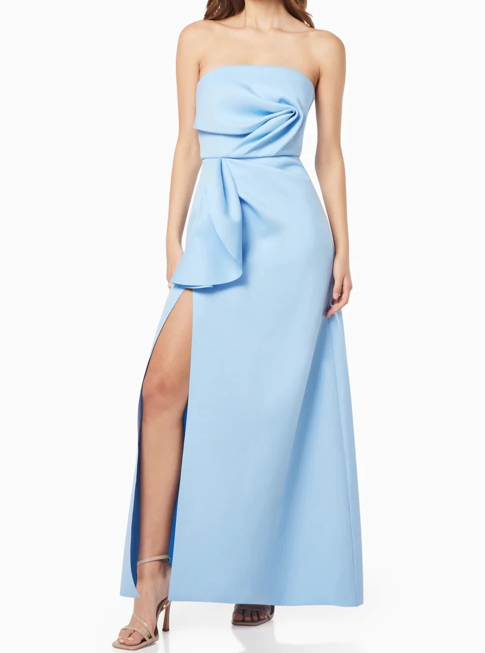 Beryl Strapless Dress Sky Blue, Maxi Dress by Elliatt | LIT Boutique