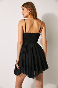 Thumbnail for Delia Slip Black, Mini Dress by Free People | LIT Boutique