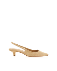 Thumbnail for Felina Slip On Heel Natural, Flat Shoe by Billini | LIT Boutique