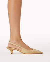 Thumbnail for Felina Slip On Heel Natural, Flat Shoe by Billini | LIT Boutique