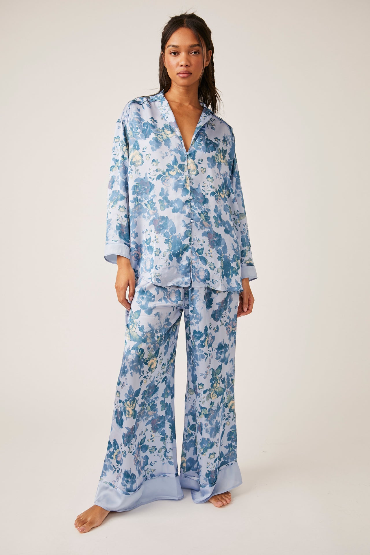 Dreamy Days Pajama Set Misty Combo, PJ Lounge by Free People | LIT Boutique