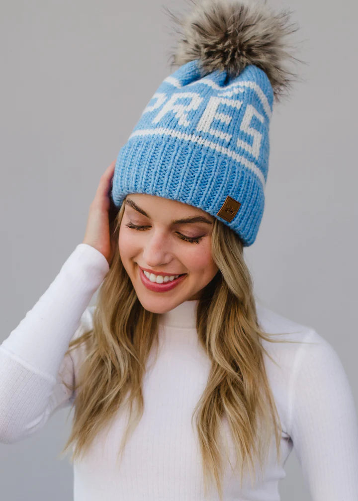 Apres Ski Hat Blue, Hat Acc by Panache | LIT Boutique