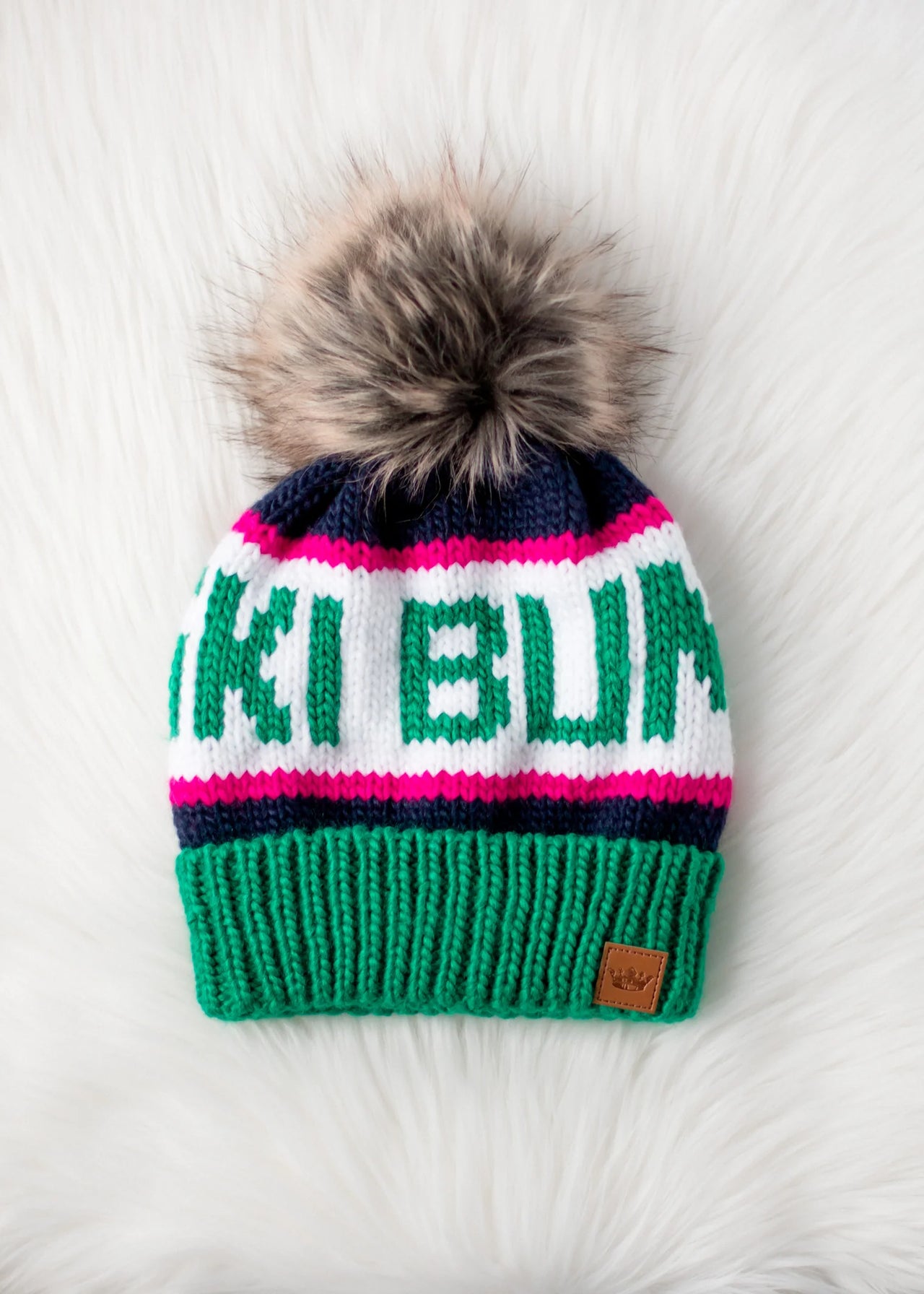 Ski Bum Pom Hat Green, Hat Acc by Panache | LIT Boutique