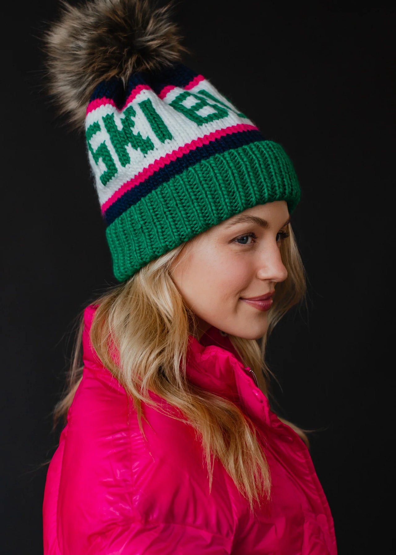 Ski Bum Pom Hat Green, Hat Acc by Panache | LIT Boutique