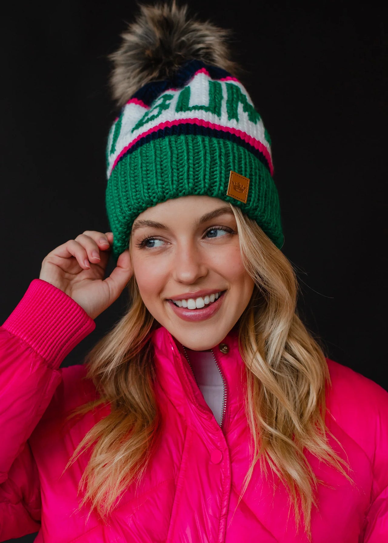 Ski Bum Pom Hat Green, Hat Acc by Panache | LIT Boutique