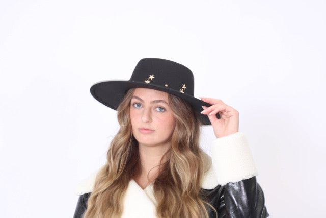 Garden State Rancher Black, Hat Acc by Fame Accessories | LIT Boutique