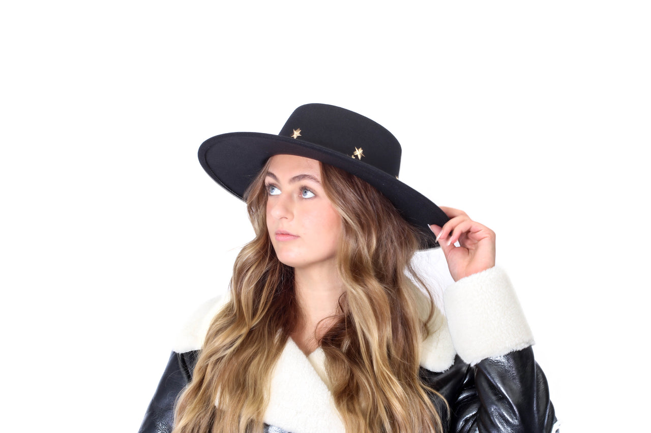 Garden State Rancher Black, Hat Acc by Fame Accessories | LIT Boutique