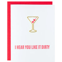 Thumbnail for I Hear You Like It Dirty Card, Paper Gift by Chez Gagne | LIT Boutique