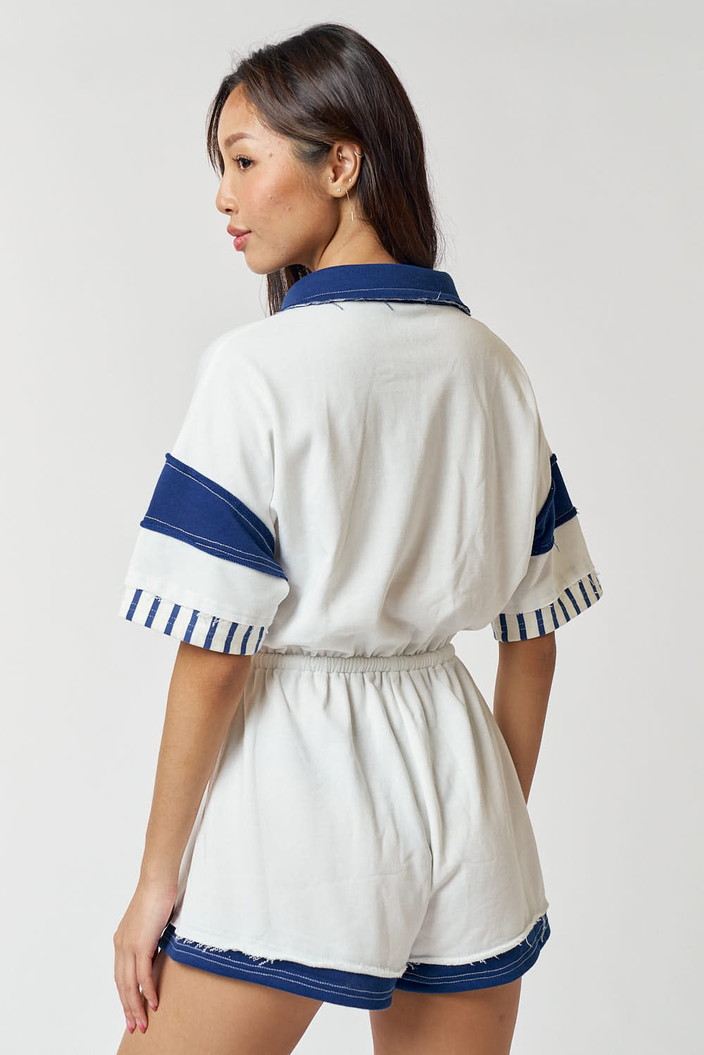 Ocean Breeze Chic Romper Off White, Romper Dress by Blue Blush | LIT Boutique