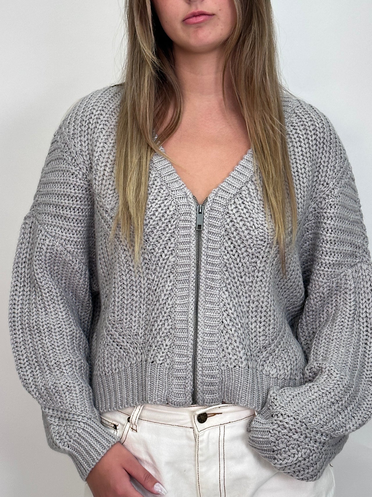 Joni Long Sleeve Double V-Neck Cardigan, Sweater by RD Style | LIT Boutique