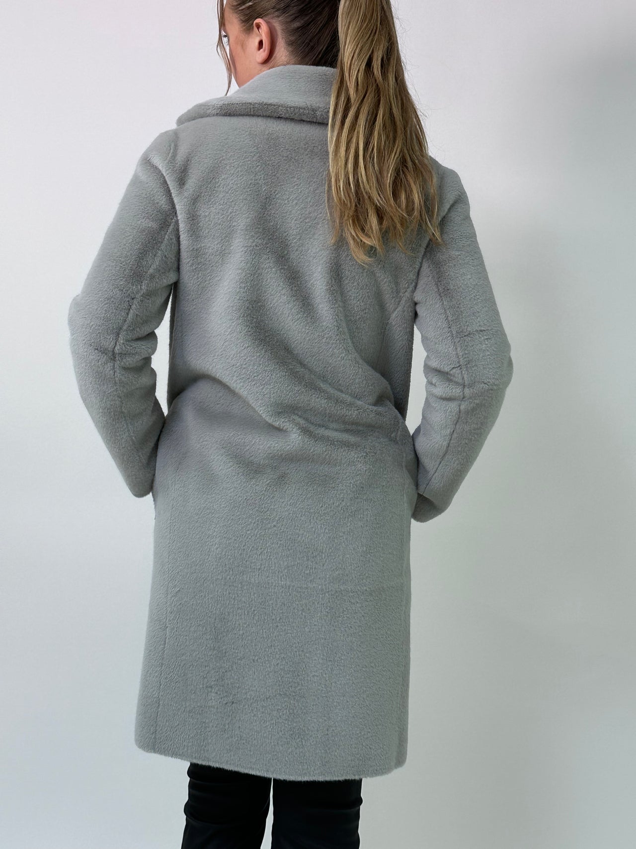 Paulla Reversible Silver Coat, Coat Jacket by Love Token | LIT Boutique