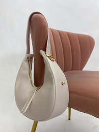 Thumbnail for Percy Shoulder Bag Beige, Evening Bag by Swan Madchen | LIT Boutique