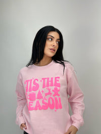 Thumbnail for Tis The Season Pink Crewneck, Sweat Lounge by Dash Forward | LIT Boutique