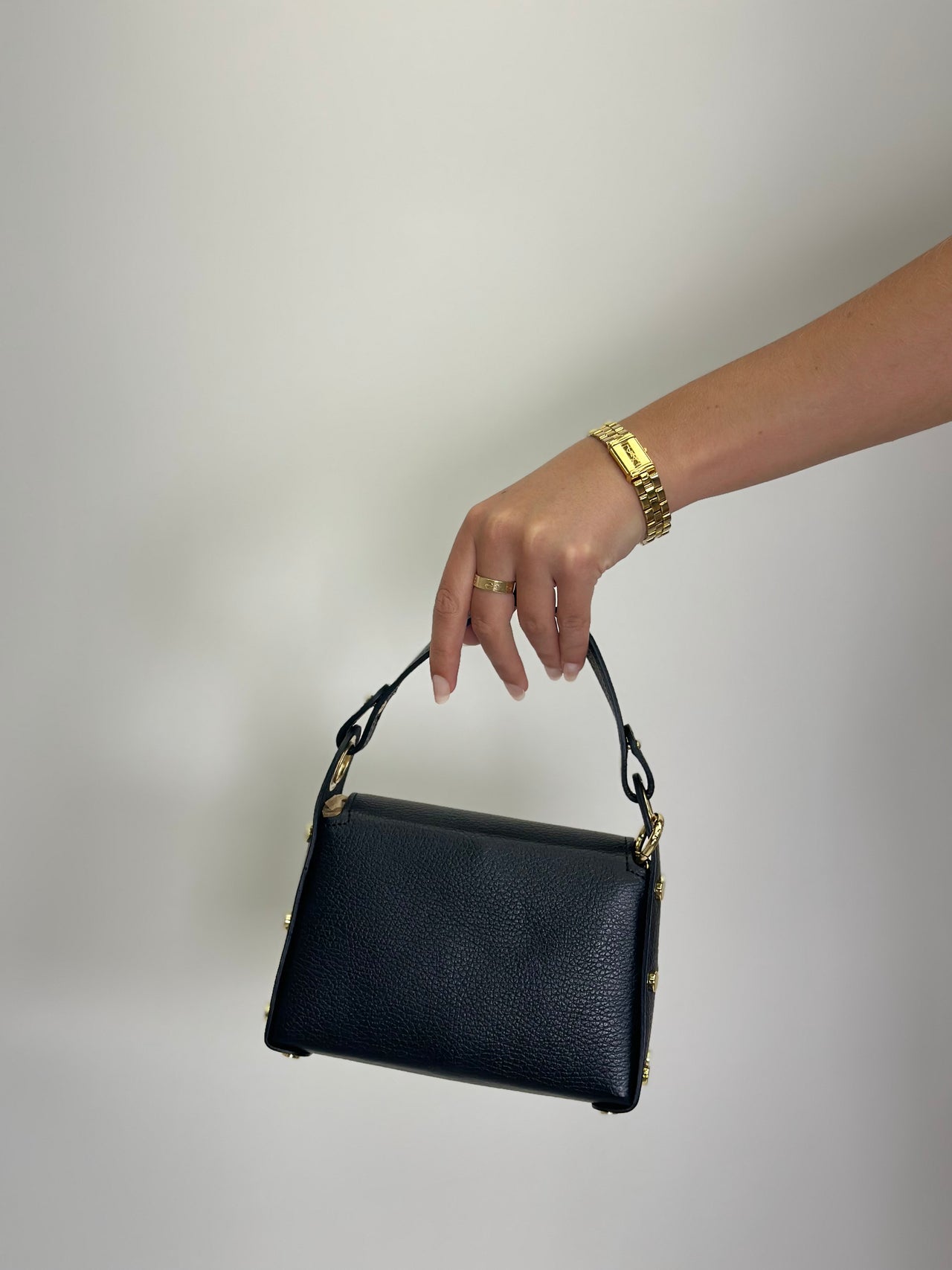 Far From Average Handbag Black, Evening Bag by German Fuentes | LIT Boutique