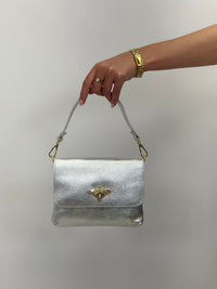 Thumbnail for Bethany Shoulder Bag Silver, Daytime Bag by German Fuentes | LIT Boutique