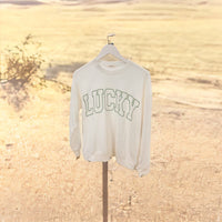 Thumbnail for Lucky Ribbed Long Sleeve Green, Long Tee by Tres Bien | LIT Boutique