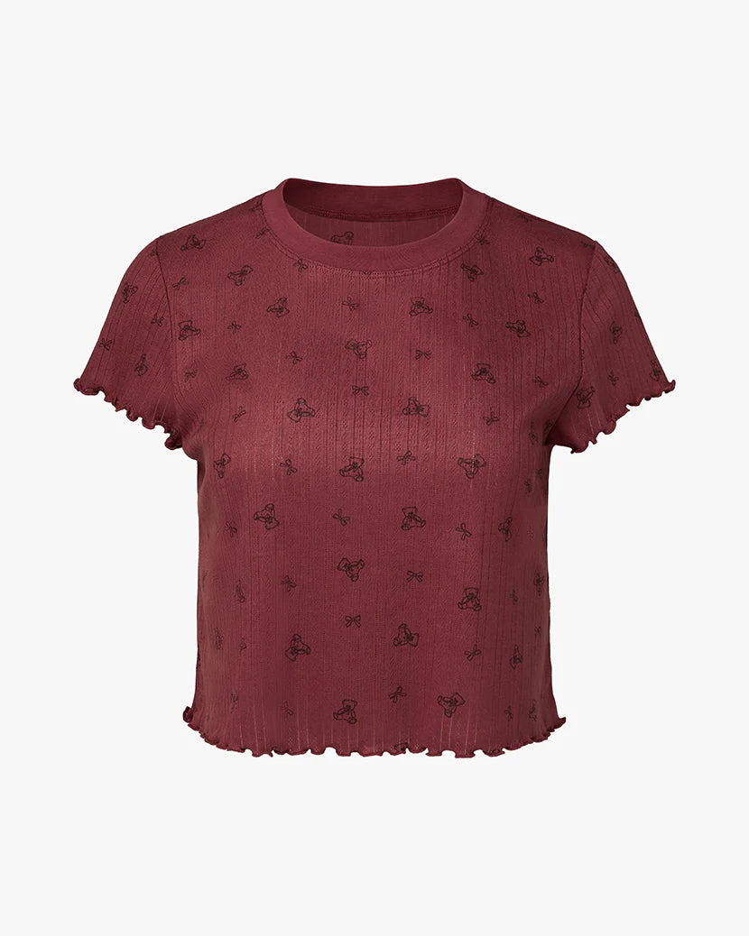 Rouge Boxy Baby Tee