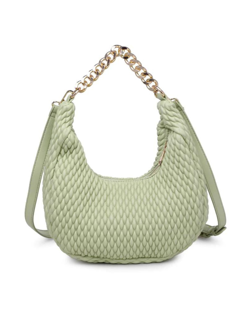 Jade Crossbody Pistachio, Daytime Bag by Urban Expressions | LIT Boutique