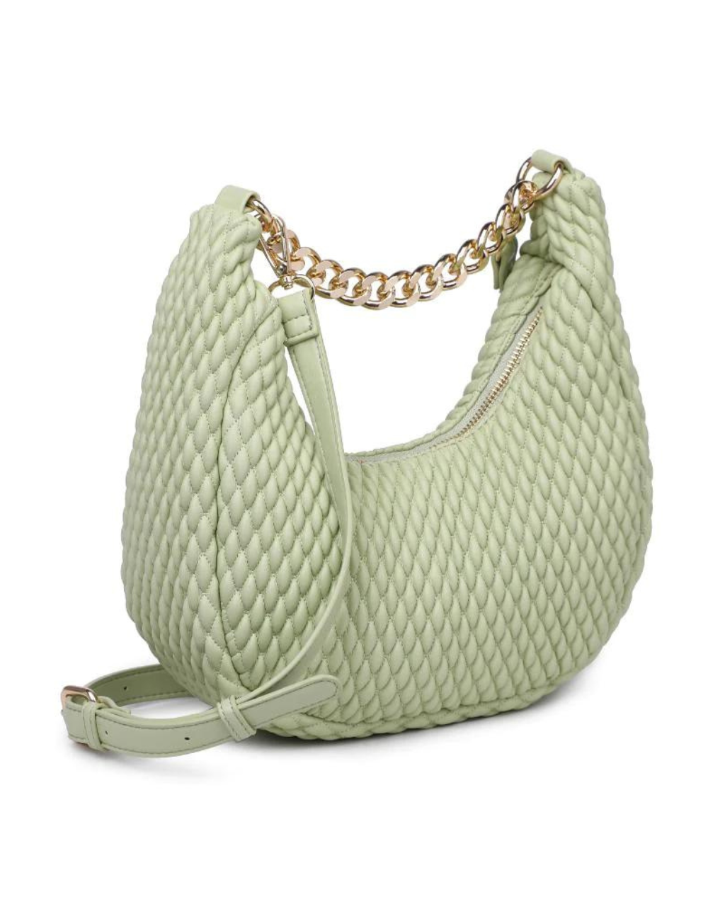 Jade Crossbody Pistachio, Daytime Bag by Urban Expressions | LIT Boutique