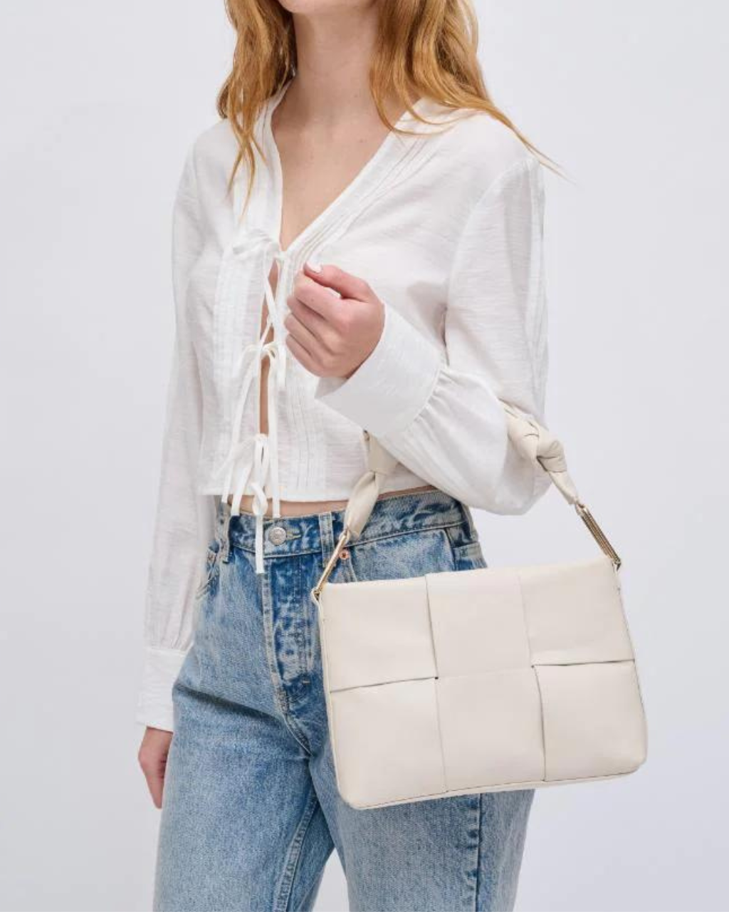 Jane Crossbody Oatmilk, Daytime Bag by Urban Expressions | LIT Boutique