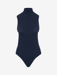 Thumbnail for Navy Ballet Mockneck Bodysuit, Tank Blouse by Commando | LIT Boutique