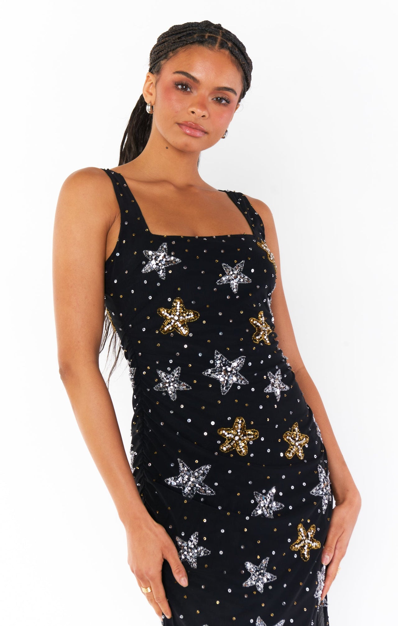 Stassi Starfish Midi Dress Black, Midi Dress by Show Me Your Mumu | LIT Boutique