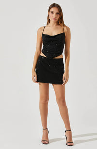 Thumbnail for Remi Skirt Black, Mini Skirt by ASTR | LIT Boutique