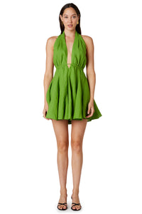 Thumbnail for Eden Dress Pesto, Mini Dress by NIA | LIT Boutique