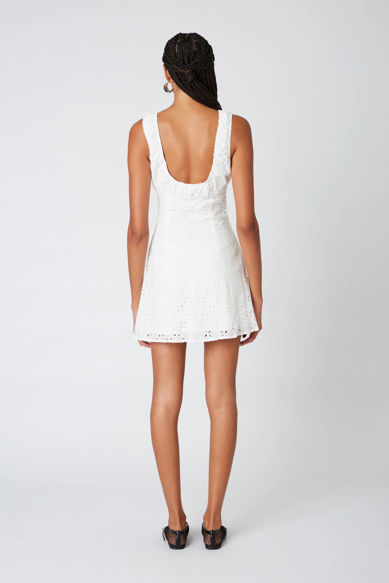 Cedar Dress White, Mini Dress by NIA | LIT Boutique