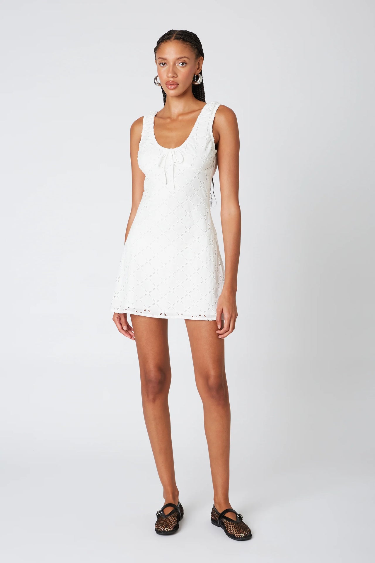 Cedar Dress White, Mini Dress by NIA | LIT Boutique