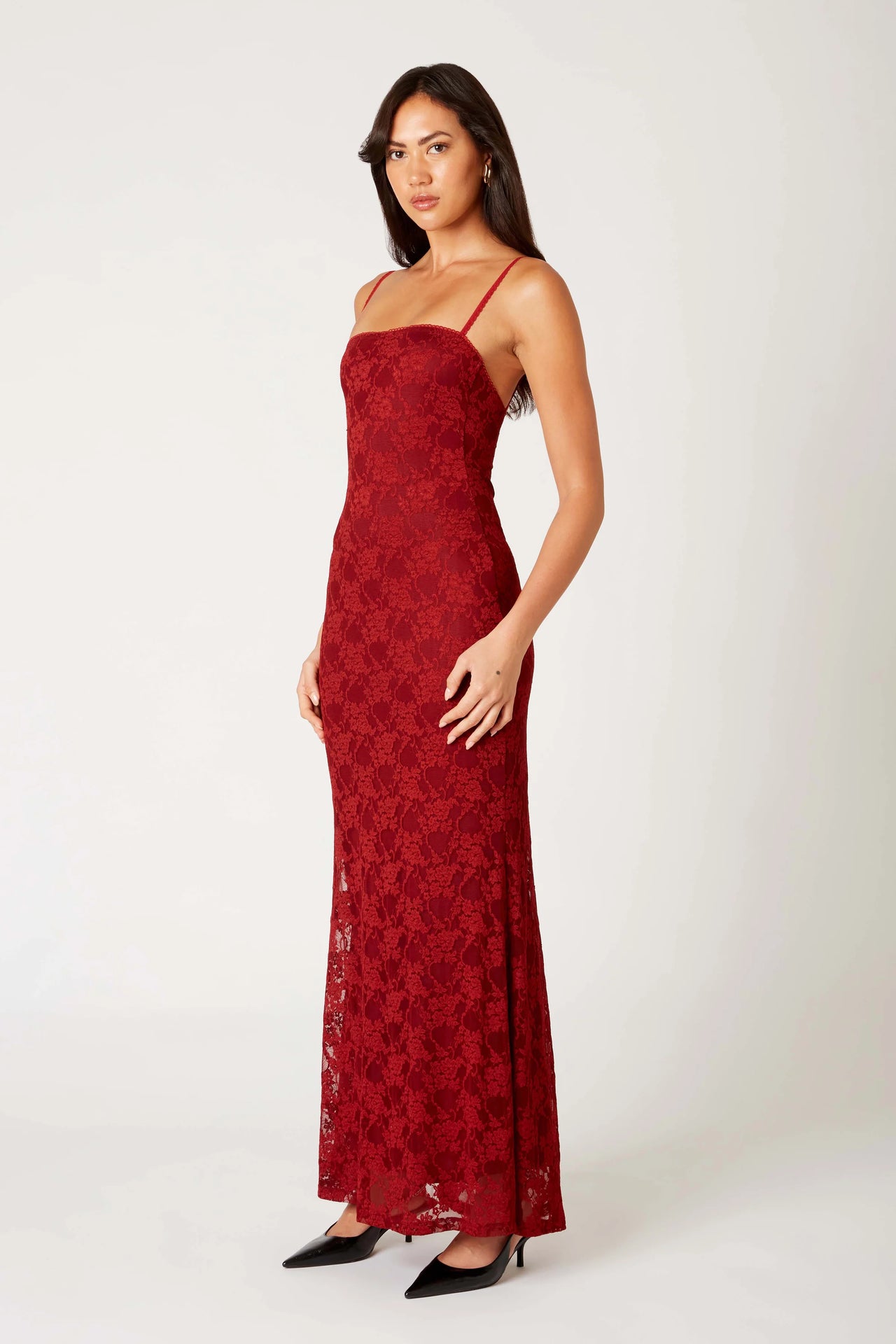 Vetiver Maxi Dress Merlot