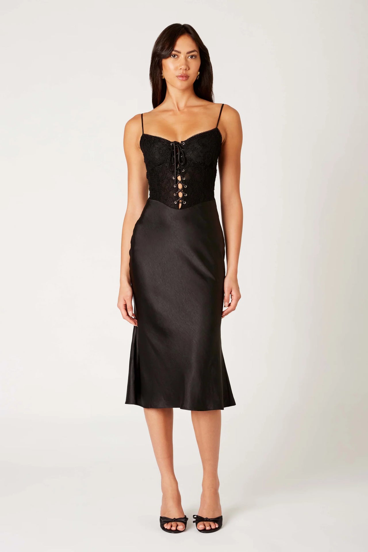 Frank Midi Dress Black