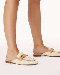 Thumbnail for Nicky Loafers Vanilla Raffia Sand, Flat Shoe by Billini | LIT Boutique