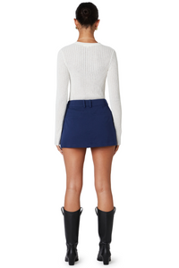 Thumbnail for Cindy Mini Skort Marine Blue, Mini Skirt by NIA | LIT Boutique