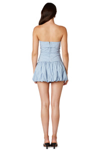 Thumbnail for Janelle Skirt Stone Blue, Mini Skirt by NIA | LIT Boutique