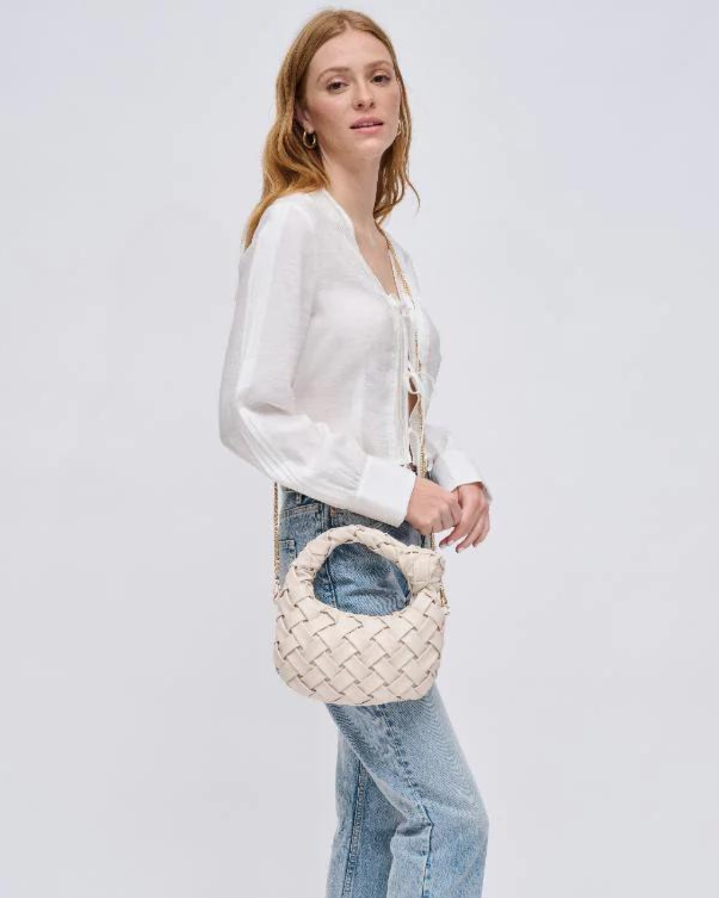 Nadia Crossbody Oatmilk, Daytime Bag by Urban Expressions | LIT Boutique