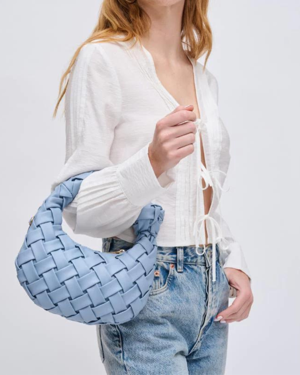 Nadia Crossbody Denim, Daytime Bag by Urban Expressions | LIT Boutique