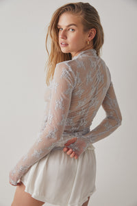 Thumbnail for Lady Lux Layering Top Moonrock, Long Blouse by Free People | LIT Boutique