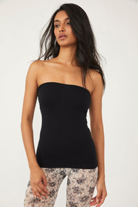 Thumbnail for Carrie Tube Black, Tank Blouse by Free People | LIT Boutique