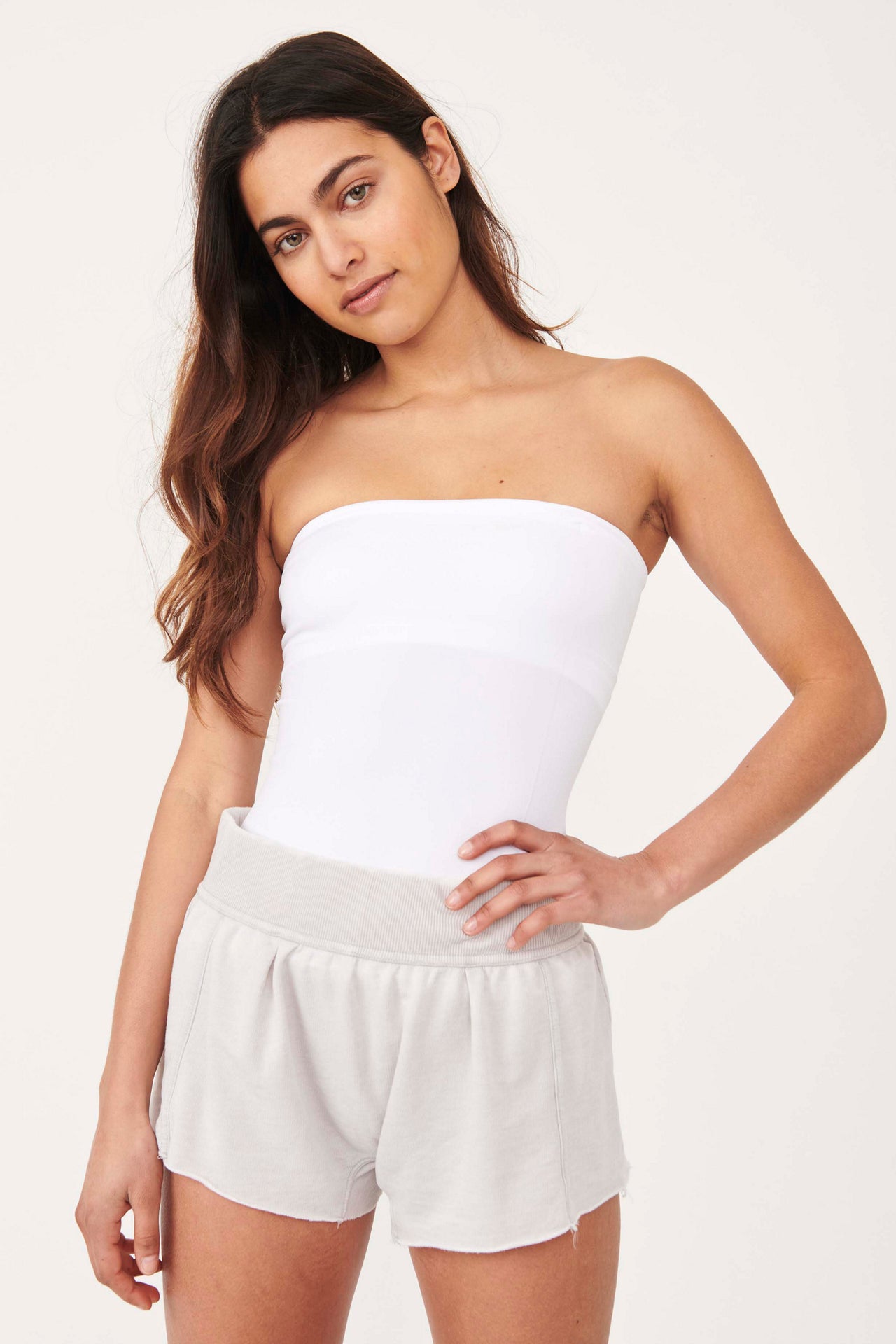 Carrie Tube White, Tank Blouse by Free People | LIT Boutique
