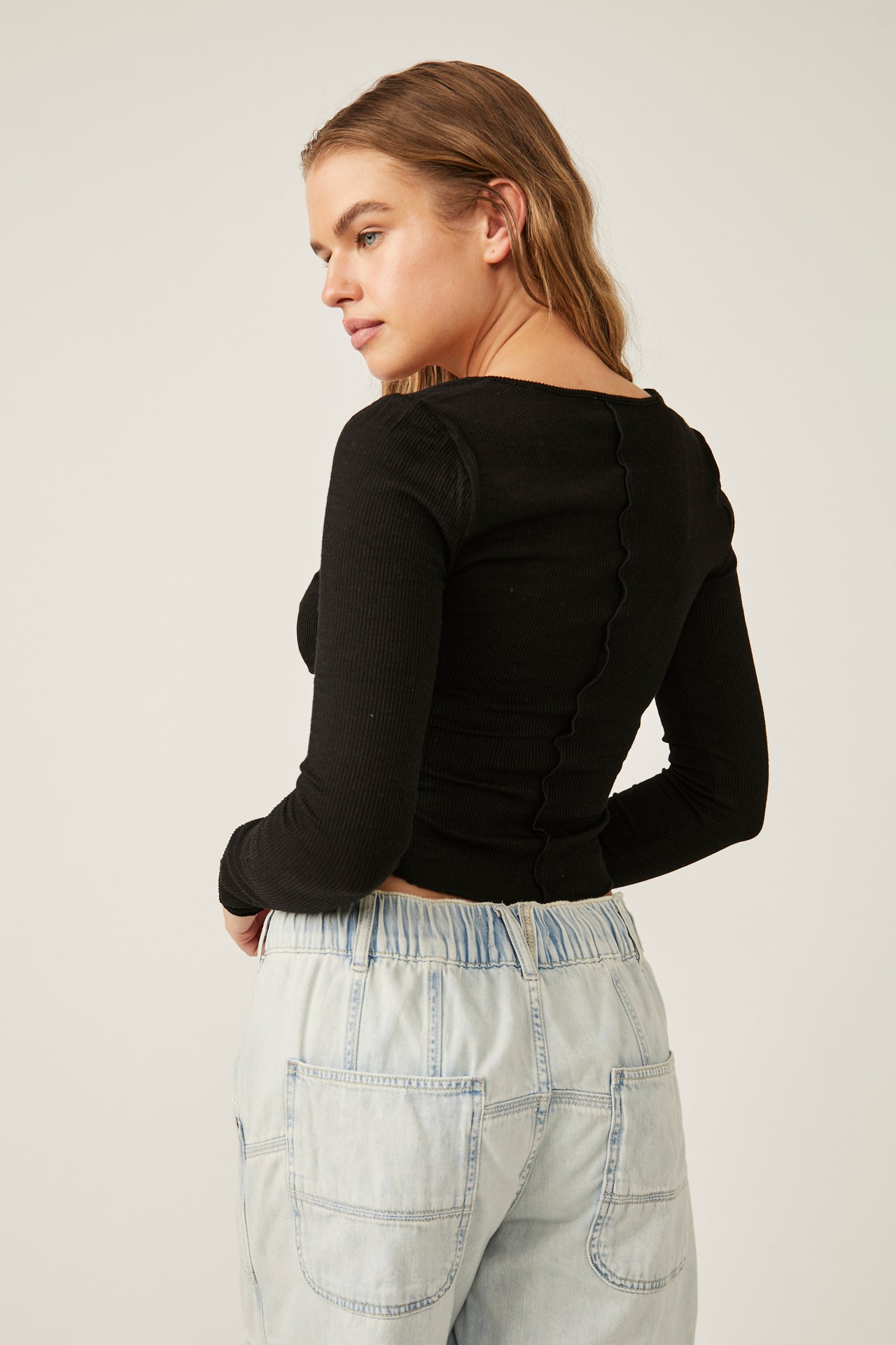 Keep It Basic Top Black, Tops by Free People | LIT Boutique