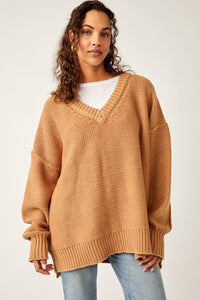 Thumbnail for Alli V Neck, Sweater by Free People | LIT Boutique