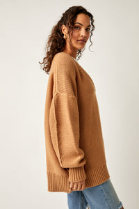 Thumbnail for Alli V Neck, Sweater by Free People | LIT Boutique