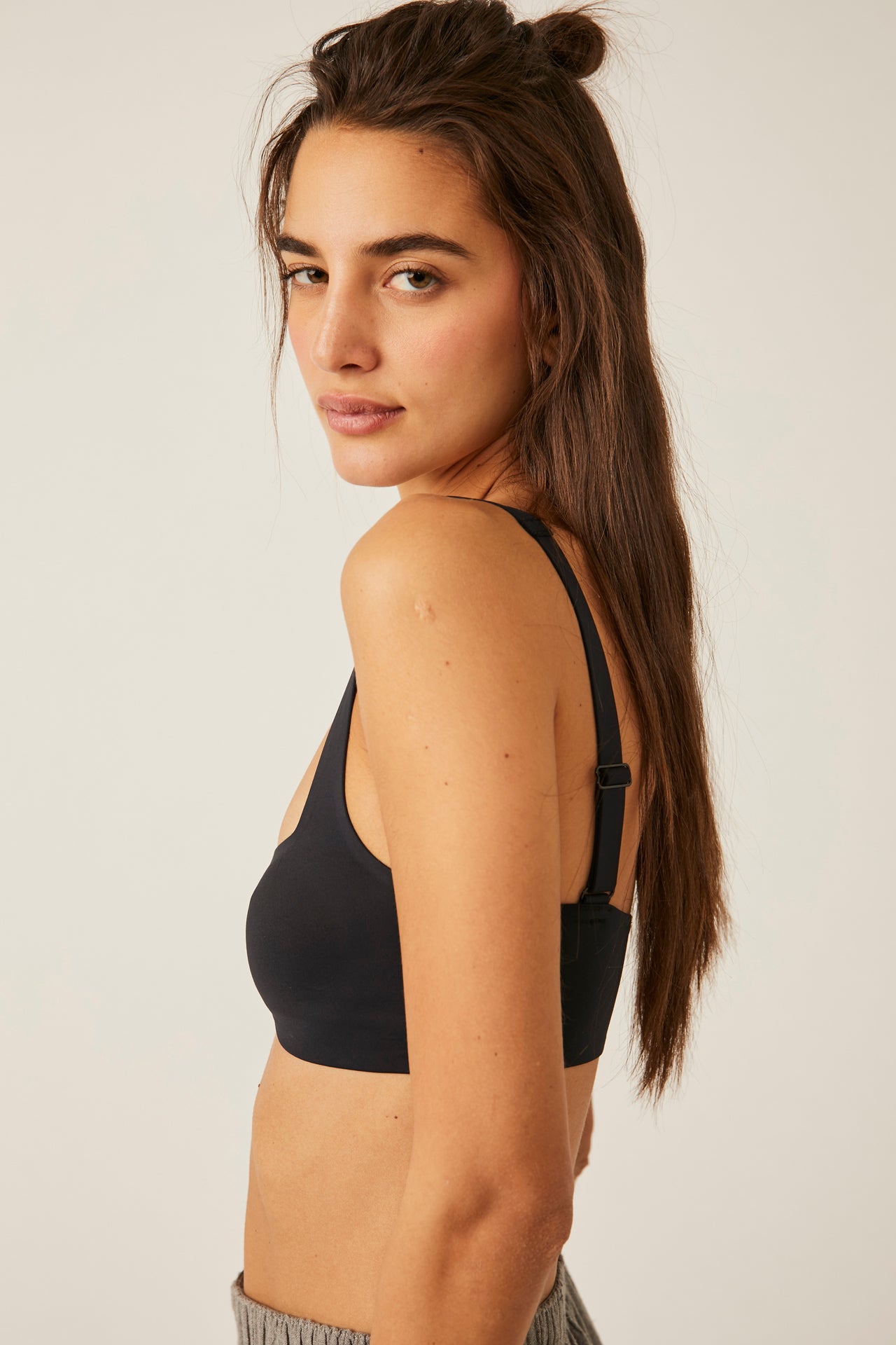 Hailey Square Black Bralette, Bra Lounge by Free People | LIT Boutique