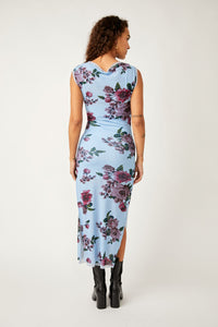 Thumbnail for Carmel Midi Dress Blue, Midi Dress by Free People | LIT Boutique