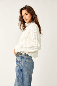 Thumbnail for Care FP Soul Searcher Moc Ivory, Sweater by Free People | LIT Boutique