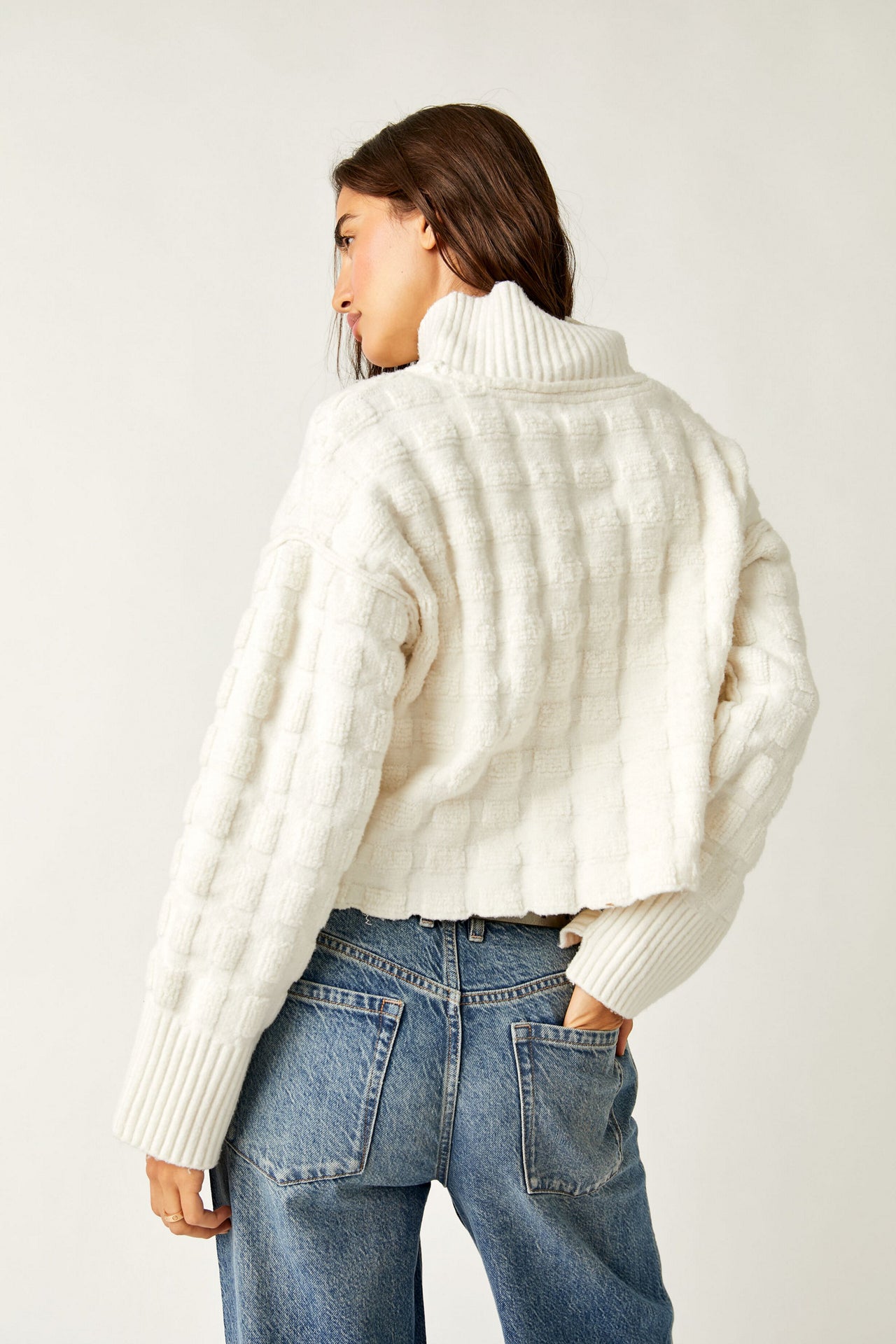 Care FP Soul Searcher Moc Ivory, Sweater by Free People | LIT Boutique