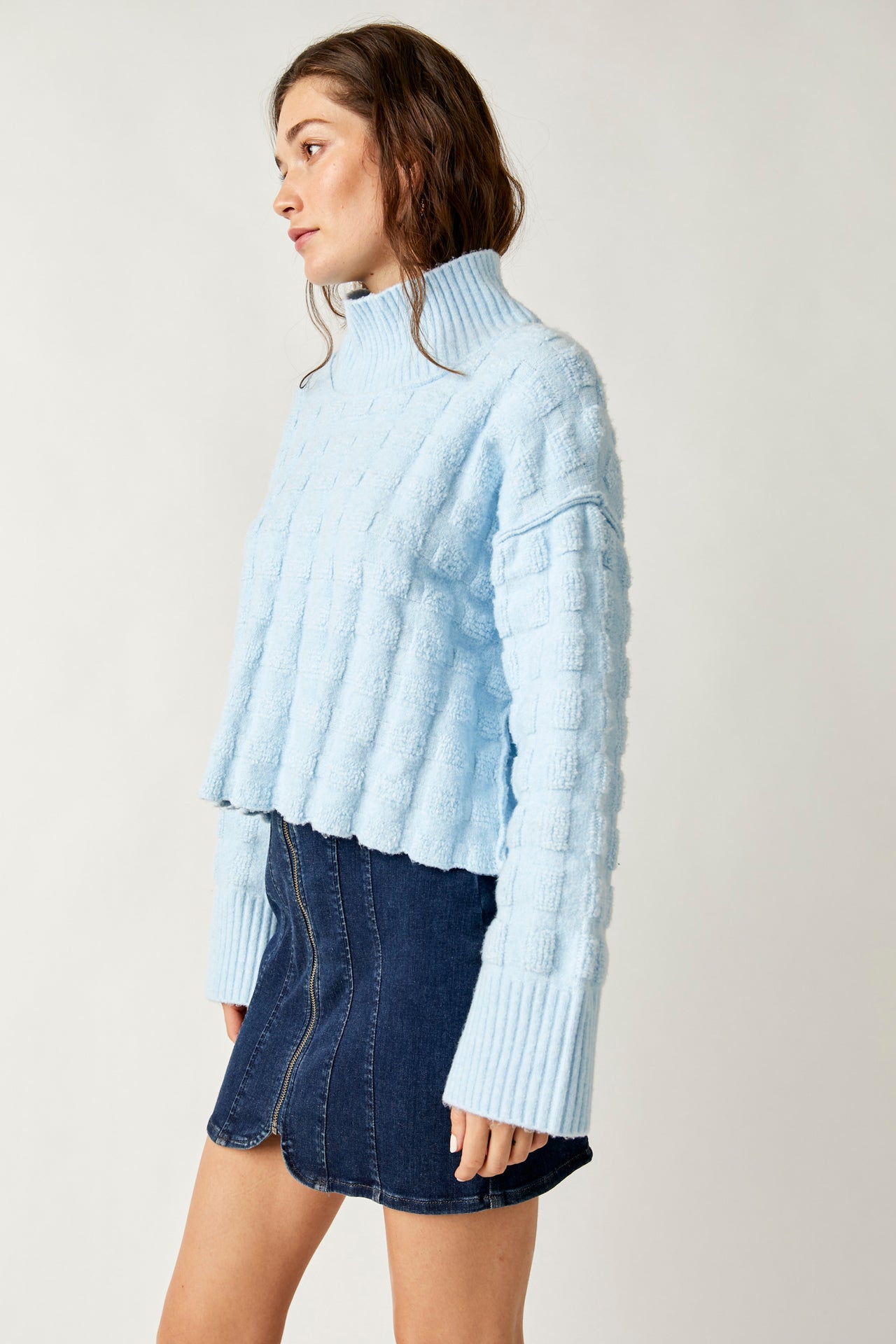 Care FP Soul Searcher Moc Angel Falls Heather, Sweater by Free People | LIT Boutique