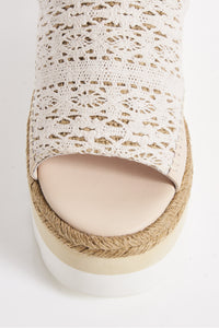 Thumbnail for Santorini Espadrille Sandal Plaster, Heel Shoe by Free People | LIT Boutique