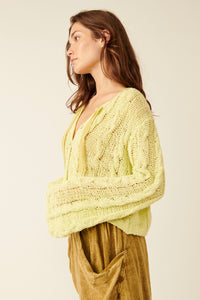 Thumbnail for Robyn Cardi Bamboo Shoot, Cardigan Sweater by Free People | LIT Boutique